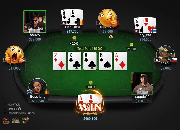 Ranks of poker hands